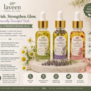 Natural Nail Strengthening Oil | Cuticle Treatment | Laveen Canada